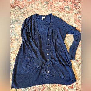 Soft cotton bamboo blend knit sweater